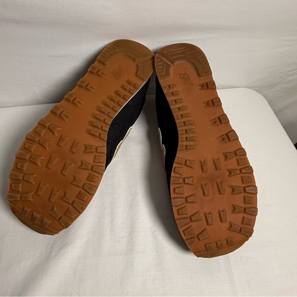 New Balance 574 V2 Black/Tan Workwear Mens Size 12  Sneakers ML574BK2 EUC - Picture 5 of 10